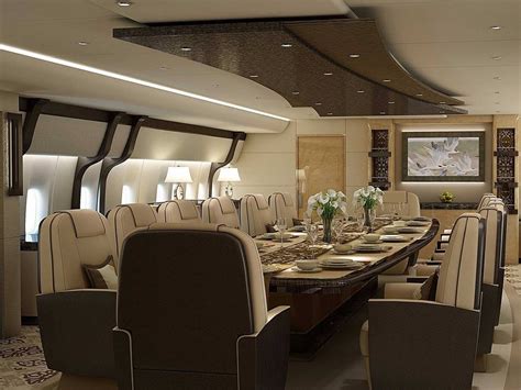 Inside Of Boeing 747 8 Private Jet Aviation Blog Private Jet