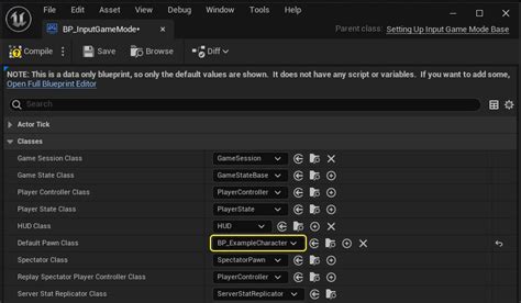 Setting Up User Inputs In Unreal Engine Unreal Engine Documentation