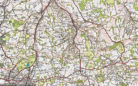 Historic Ordnance Survey Map Of Caterham 1920