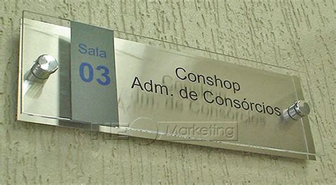 Placas De Sinaliza O Placas De Pvc Placas De Acr Lico Placa De A O