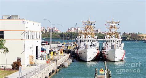 Us Coast Guard Base Miami Beach Photograph By David Oppenheimer Fine