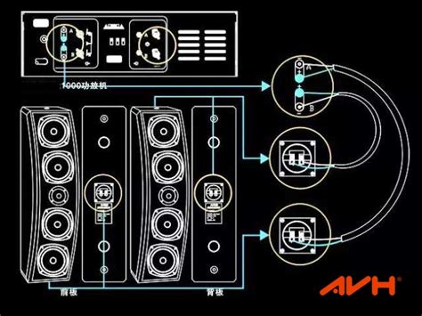 会议音响系统图解设计图透视图连接图施工图布线图音之圣avh广播厂家