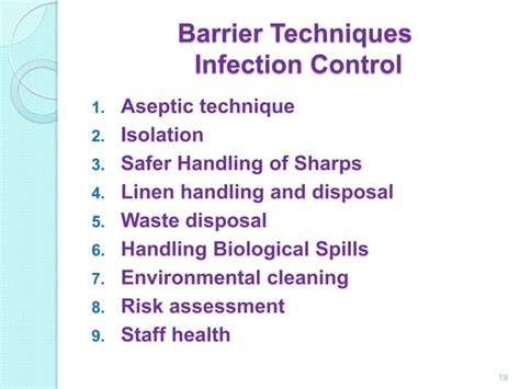 Dr S Valliammal Barrier Nursing And Infection Control Ppt