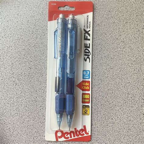 Bnip Pack Of Pentel Side Fx Mechanical Pencil Blue Ebay