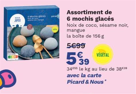 Promo Assortiment De Mochis Glac S Chez Picard Icatalogue Fr