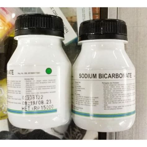 Jual Sodium Bicarbonate Natrium Bikarbonat Botol Isi 100 Kaplet