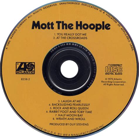 Car Tula Cd De Mott The Hoople Mott The Hoople Portada