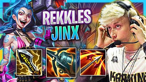 Rekkles Is A Beast With Jinx Fnc Rekkles Plays Jinx Adc Vs Ezreal