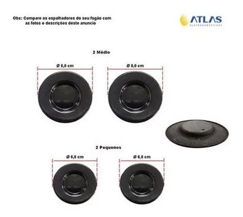 Espalhadores Atlas Para Fogões Agile Glass 4 Bocas Atlas MercadoLivre