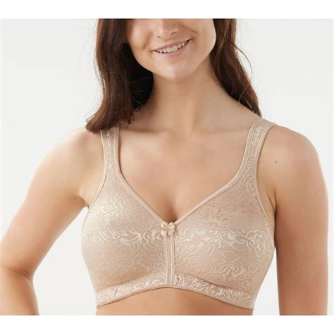 Breezies Women S Sz 44b Wild Rose Seamless Wirefree Support Bra Gold A260367 Bra Size