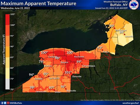 Expect hot and... - US National Weather Service Buffalo NY
