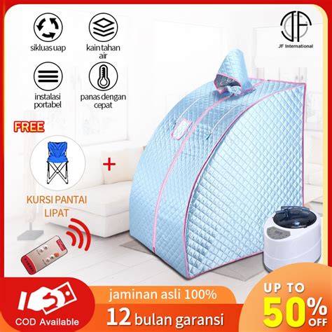 Jual Kotak Sauna Portable Steam Sauna Alat Pelangsing Tubuh Alat