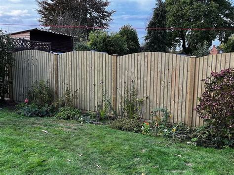 Featherboard Convex Fence Panels Jacksons Fencing