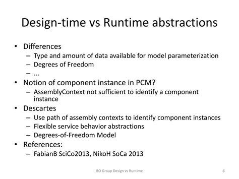 Ppt Design Vs Runtime Models Palladio Days 2013 New York 2013 11 29