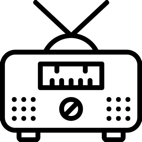 Radio Vector SVG Icon SVG Repo