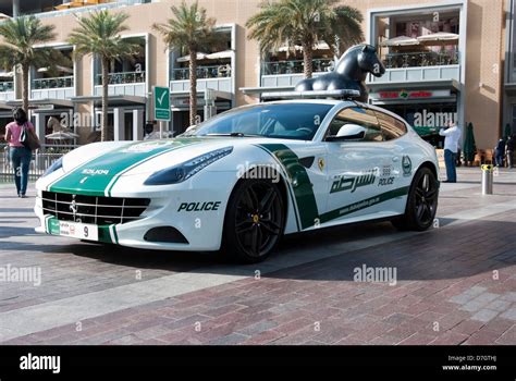 Dubai police ferrari hi-res stock photography and images - Alamy