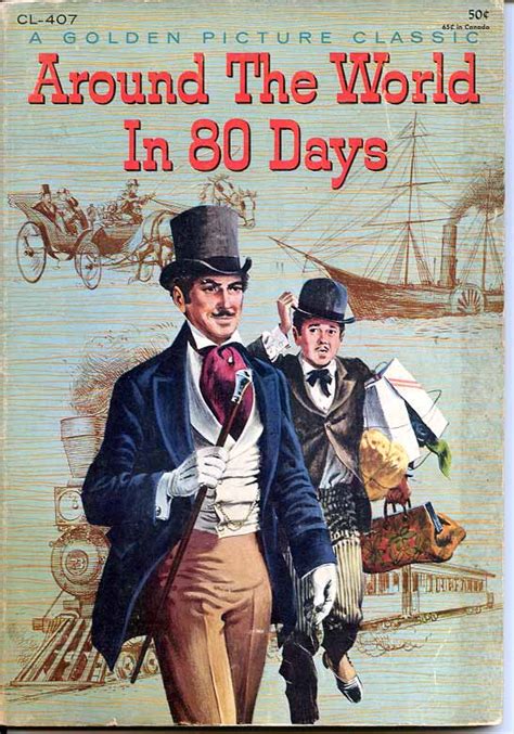 Vintage Novels Around The World In Eighty Days By Jules Verne