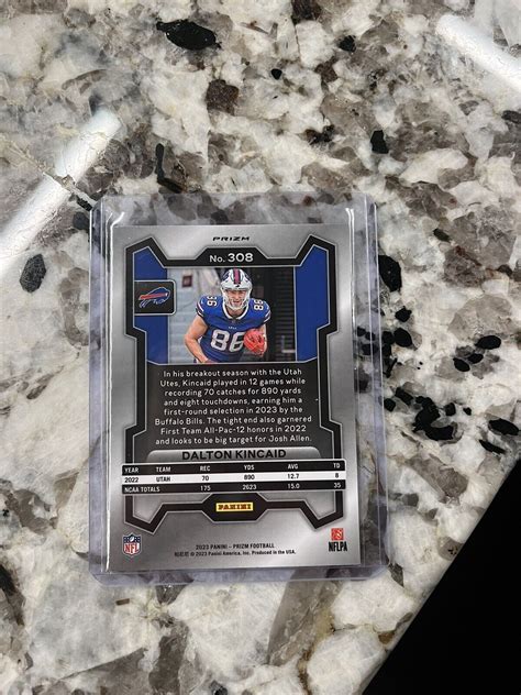 Dalton Kincaid Panini Orange Lazer Prizm Rc Bills Ebay