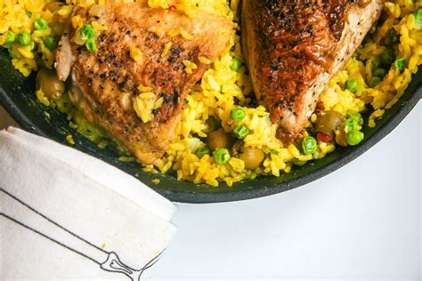 One Skillet Chicken And Saffron Rice Butter Loves Company