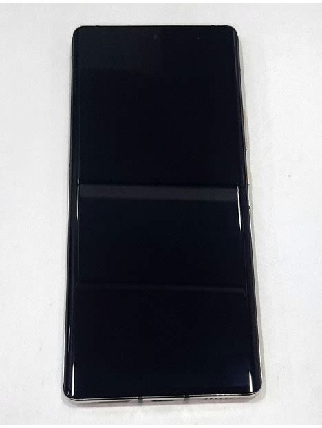 Pantalla Lcd Para Zte Axon Ultra Mas Tactil Negro Mas Marco Dorado