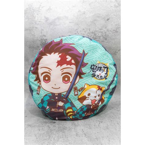 Jual Kimetsu No Yaiba X Rascal Reversible Round Cushion Tanjiro Furyu