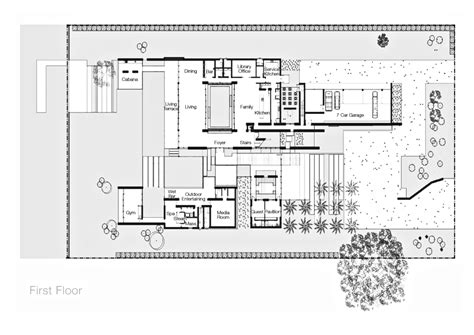 First Floor Plan – 3 Indian Creek Island Luxury Estate – Miami Beach ...