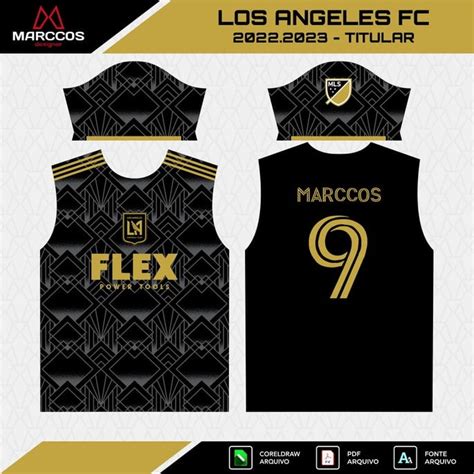 Arte Camisa Los Angeles Fc Titular Elo