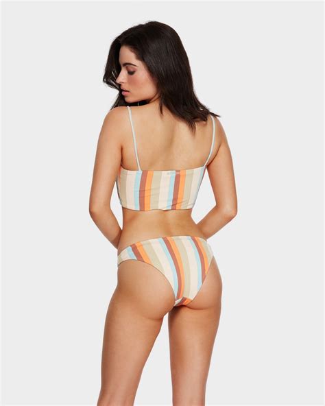 Rainbow Stripe Bandeau Bikini Top Billabong