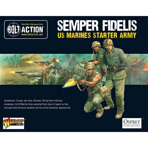 Bolt Action Us Marines Starter Army