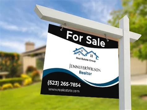 Professional real estate yard sign design | Upwork