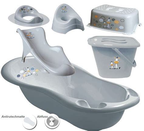 6 Teile SET Zebra Grau BABYBADEWANNE Kaufland De