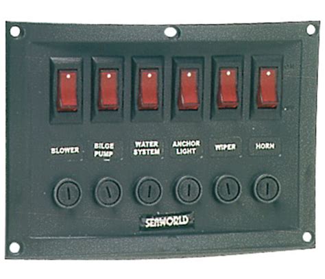 Panel Electrico Nylon Interruptores Horizontal Electricidad