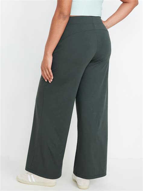 High Waisted PowerSoft Trouser Pants Old Navy