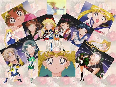 Sailor Moon Cute Female Girl Anime Anime Girl Collage Sailormoon Hd Wallpaper Peakpx