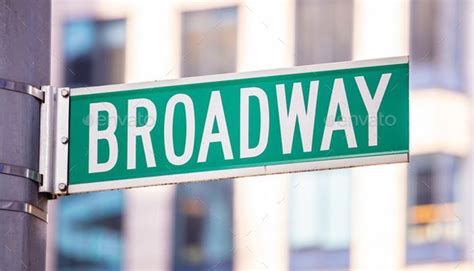 Broadway Street Sign in Manhattan