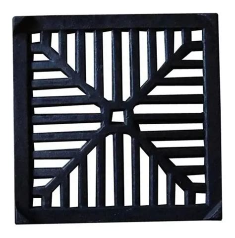 Ralo Grelha Ferro Fundido 20x20 Cm Área Externa Oferta Parcelamento