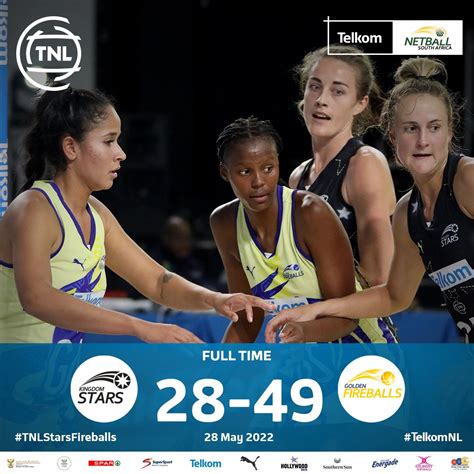 Netball South Africa On Twitter Full Time 🕛 Tnlstarsfireballs The Stars Bring The Fight To