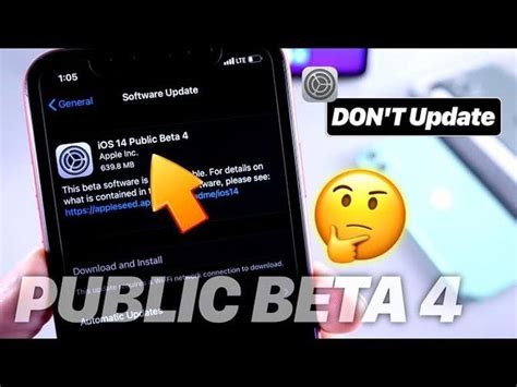 IOS 14 Public Beta 4 DONT Update YET