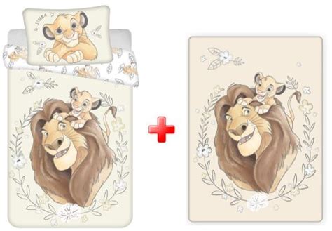 Disney The Lion King Kids Bedlinen And Fleece Blanket Set Javoli Dis