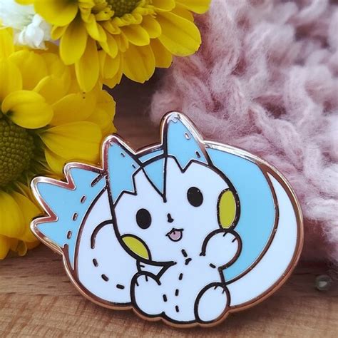 Scorbunny Pokeplush Enamel Pin Etsy