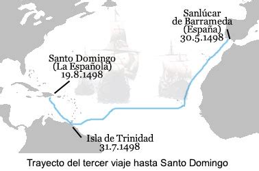 Mapa Del Tercer Viaje De Crist Bal Col N A Am Rica Historia Del Nuevo