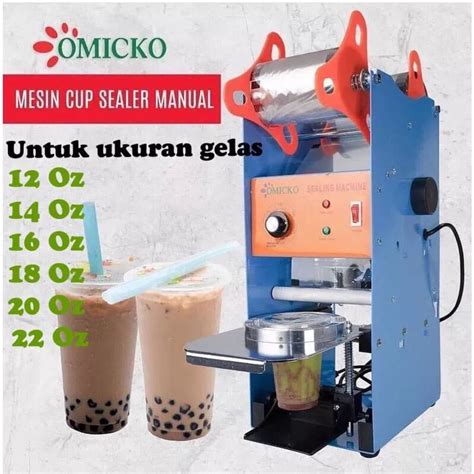 Jual Cup Sealer OMICKO Mesin Press Untuk Semua Ukuran Cup Shopee