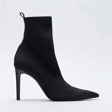 Los Botines Negros De Tac N Alto De Zara Que Tienes Que Comprar En