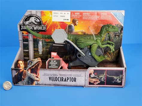 Jurassic World Mattel Rip Run Velociraptor Ob Toys