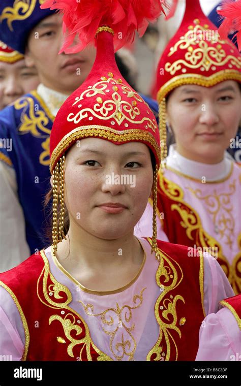 Kazakh National Dress Hi Res Stock Photography And Images Alamy