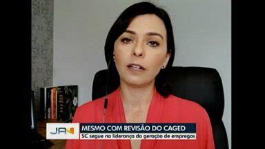 Jornal do Almoço Chapecó Dagmara Spautz Mesmo revisão do Caged