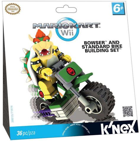 KNEX Super Mario Mario Kart Wii Bowser Standard Bike Set 38013 - ToyWiz