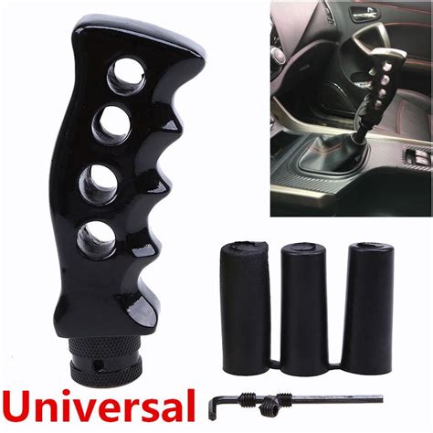 Black Gun Grip Knife Handle Manual Transmission Car Gear Shift Knob