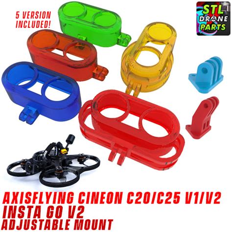 Stl File Axisflying Cineon C C V V Insta Go V Adustable Mount