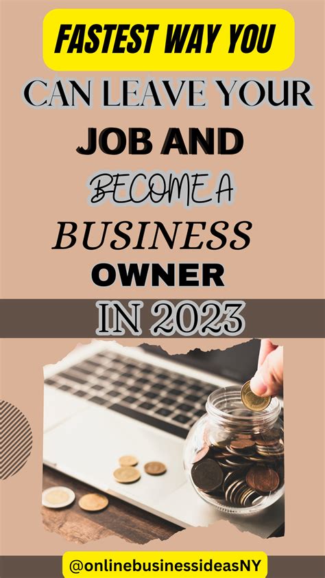 Fastest Way You Can Leave Your Job And Become A Business Owner Best